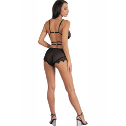 Livco Corsetti Fashion - Drezna Lc 90733 Soutien-Gorge + Culotte Noir